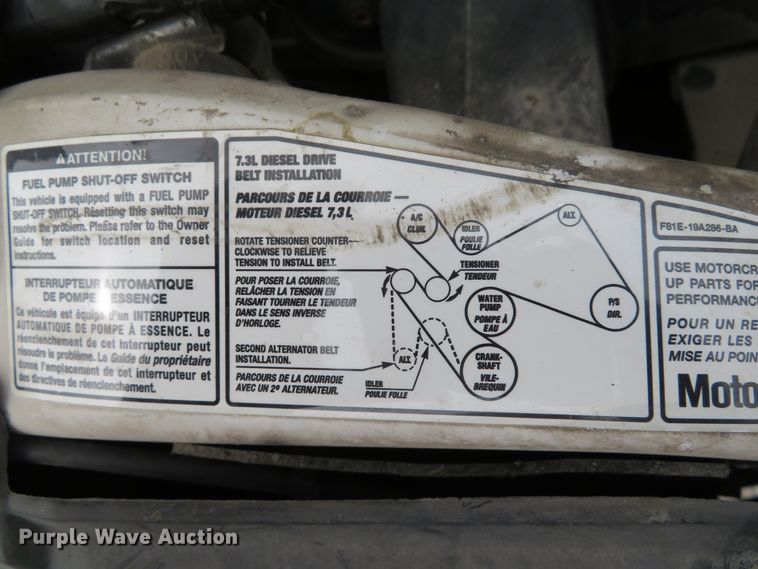 image for item DI2145 2001 Ford F550 Super Duty XL service truck