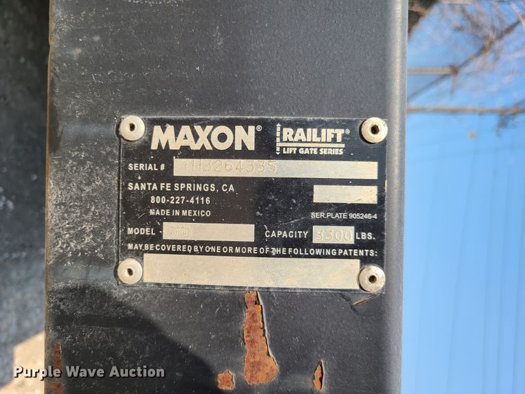 image for item EL9808 Maxon Rail Lift DMD end gate lift