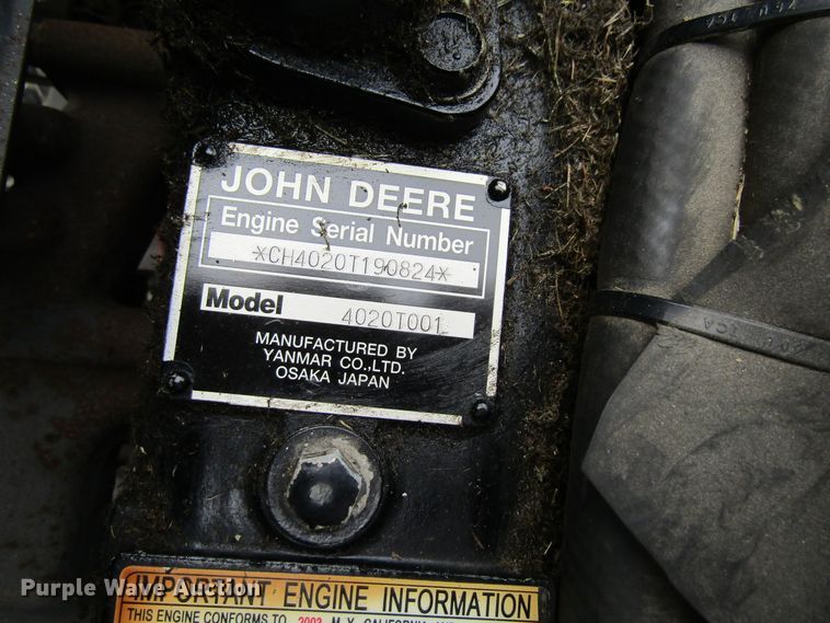 image for item FD9404 2003 John Deere 1600 Turbo lawn mower