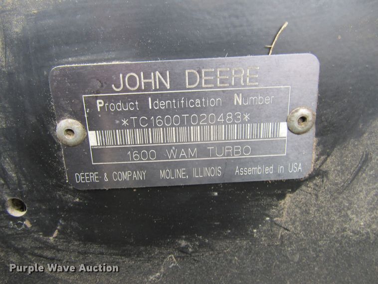 image for item FD9404 2003 John Deere 1600 Turbo lawn mower