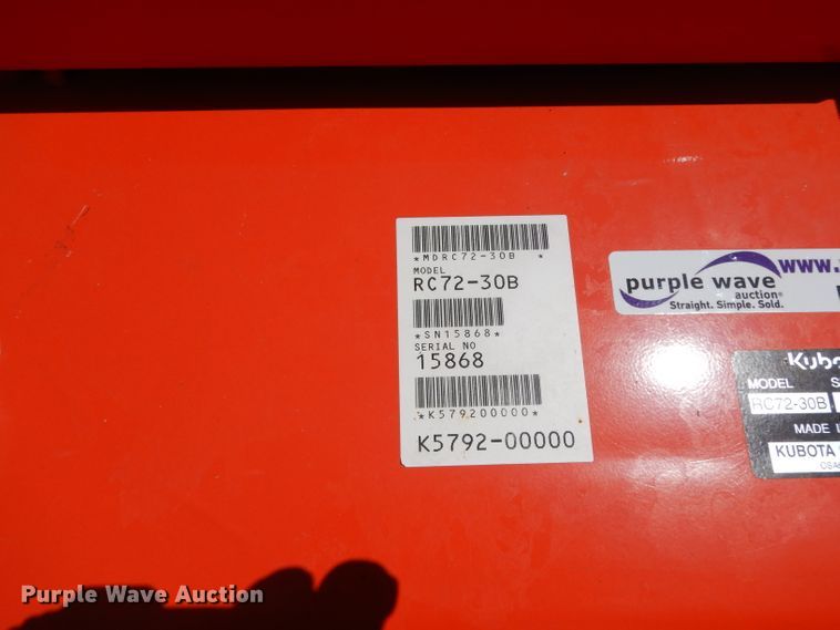 image for item FU9817 Kubota RC72-30B lawn mower deck