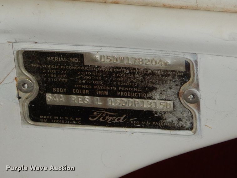 image for item GB9670 1955 Ford Crown Victoria