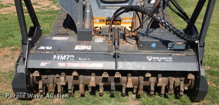 image for item GK9193 2017 Bradco Paladin MM72 Series II skid steer mulcher