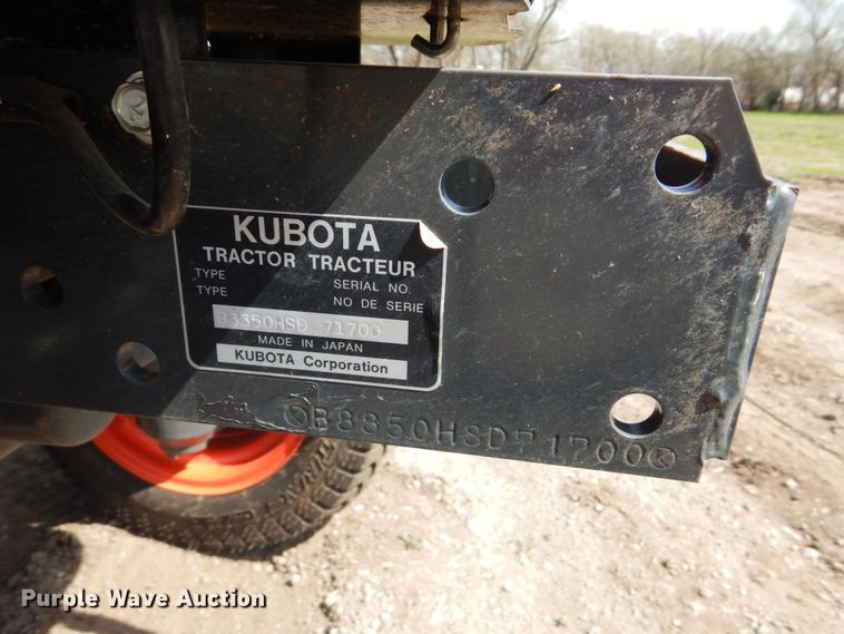 image for item GO9130 Kubota B3350 HSD MFWD tractor
