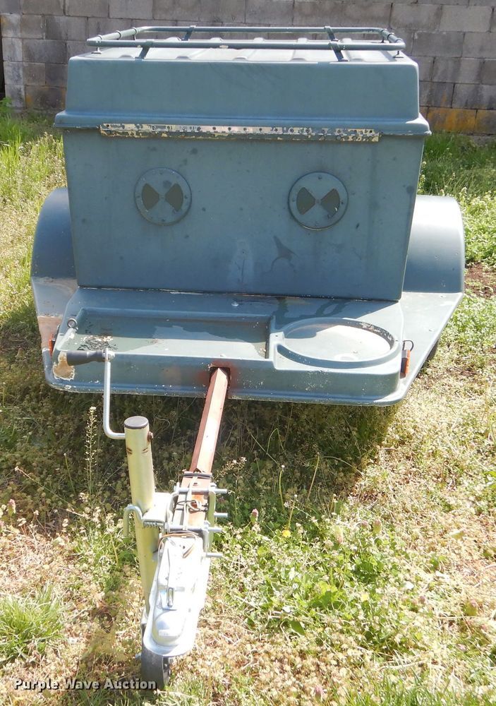 image for item GP9035 Shop built dog trailer