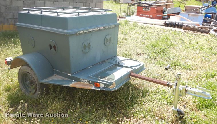 image for item GP9035 Shop built dog trailer