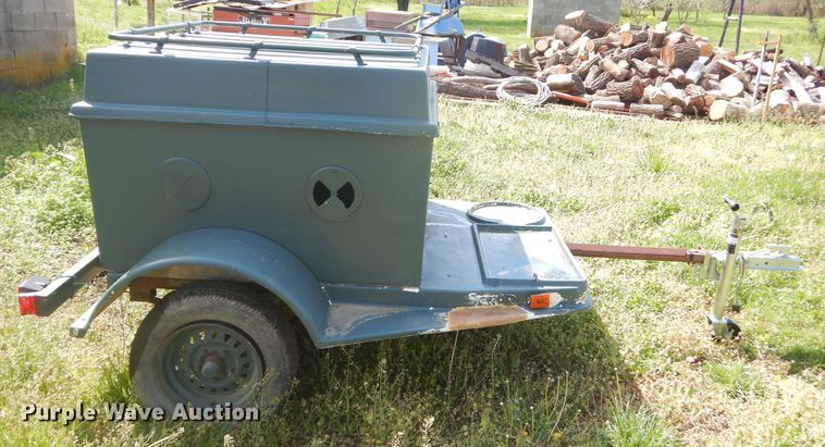 image for item GP9035 Shop built dog trailer