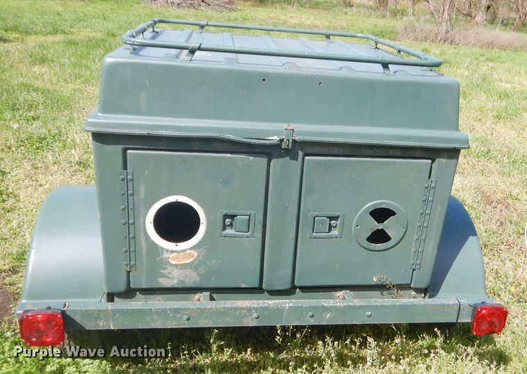 image for item GP9035 Shop built dog trailer