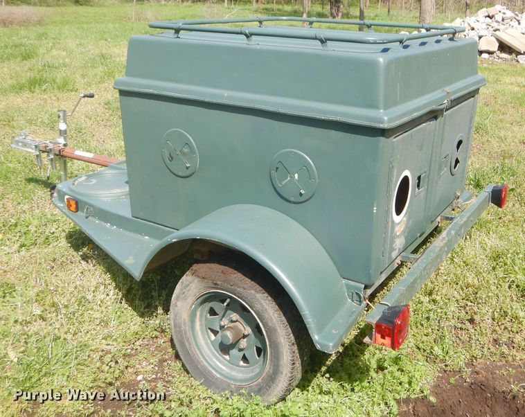 image for item GP9035 Shop built dog trailer
