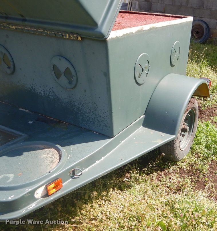 image for item GP9035 Shop built dog trailer