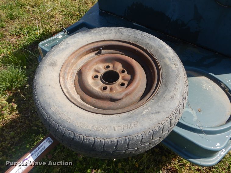 image for item GP9035 Shop built dog trailer