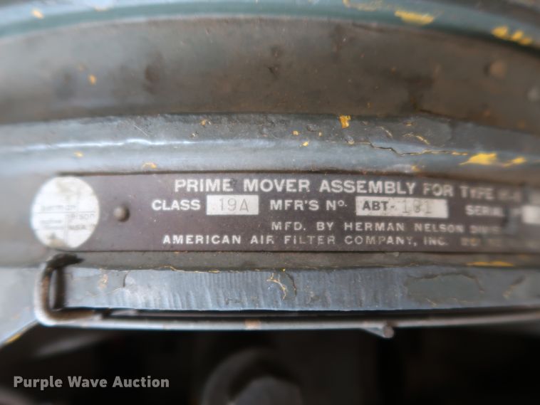 image for item GS9867 Herman Nelson BT400-1 heater