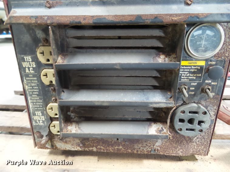 image for item GX9005 Lincoln Weldon Power 225G7 welder