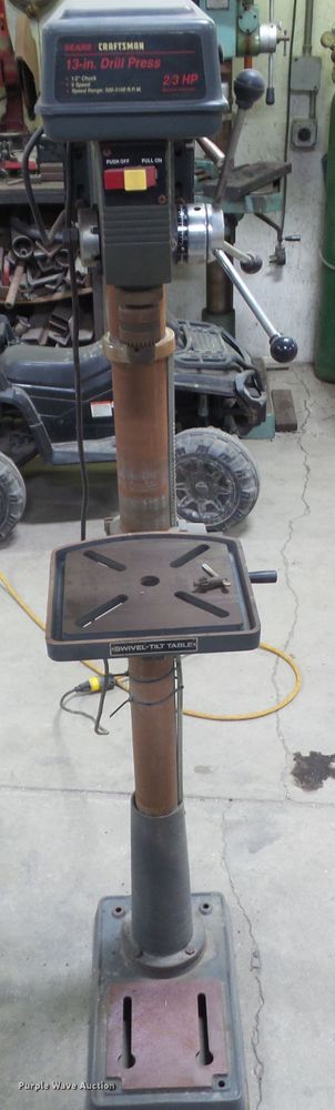 image for item GX9006 Sears/Craftsman 13" drill press