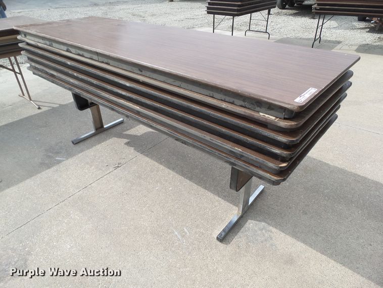 image for item GX9012 (6) folding tables