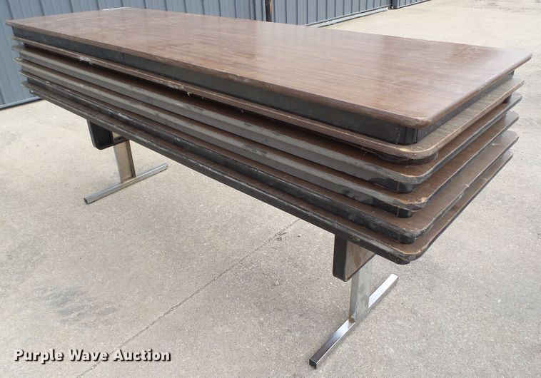 image for item GX9012 (6) folding tables