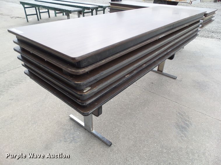 image for item GX9012 (6) folding tables