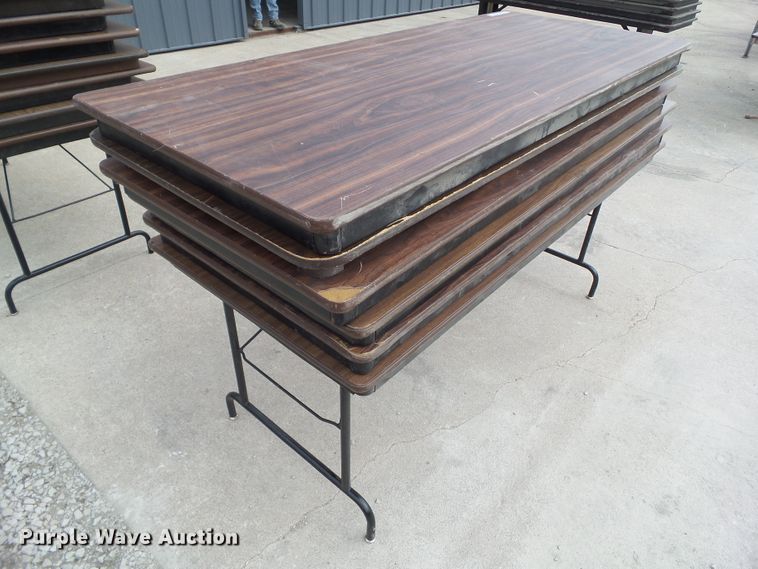 image for item GX9014 (6) folding tables