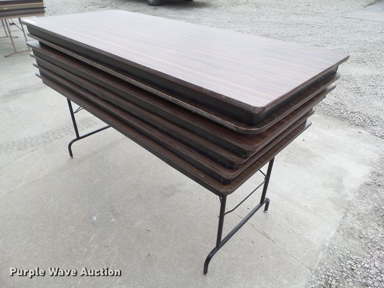 image for item GX9014 (6) folding tables