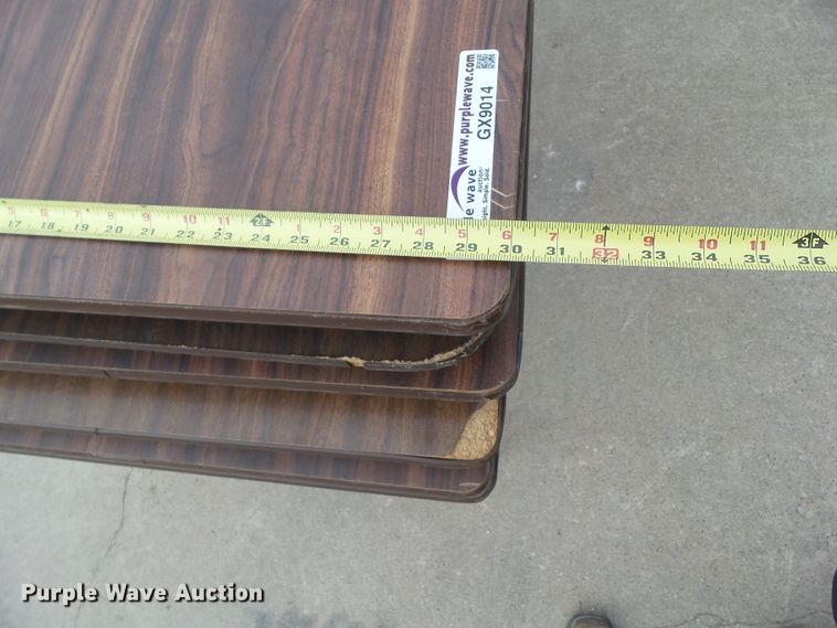 image for item GX9014 (6) folding tables