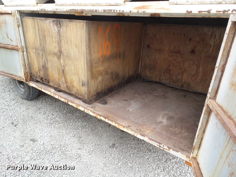 image for item GX9015 Shop built enclosed utility trailer