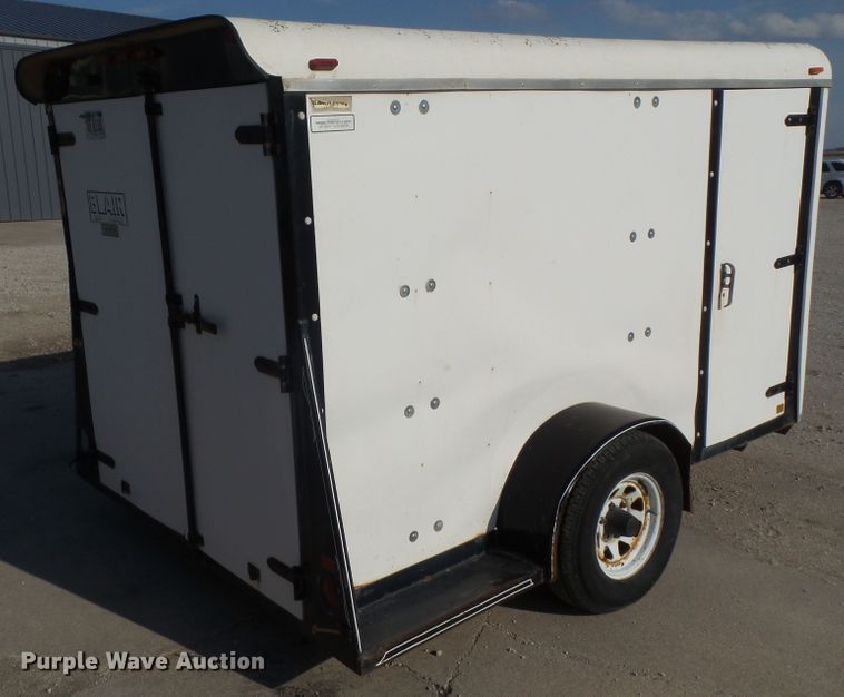 image for item GX9019 1999 Blair enclosed cargo trailer