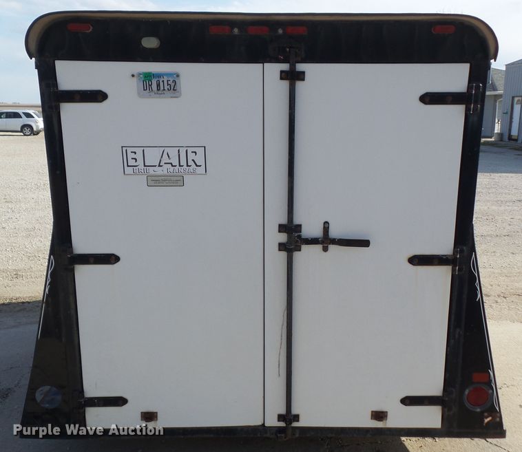 image for item GX9019 1999 Blair enclosed cargo trailer