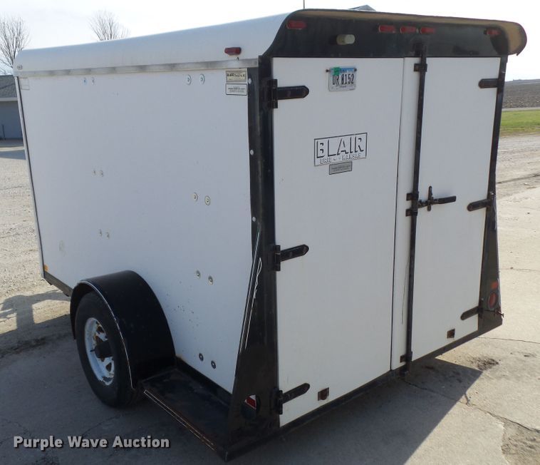 image for item GX9019 1999 Blair enclosed cargo trailer