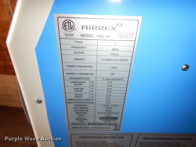 image for item GX9900 (2) Airrex HSC-14 AC units