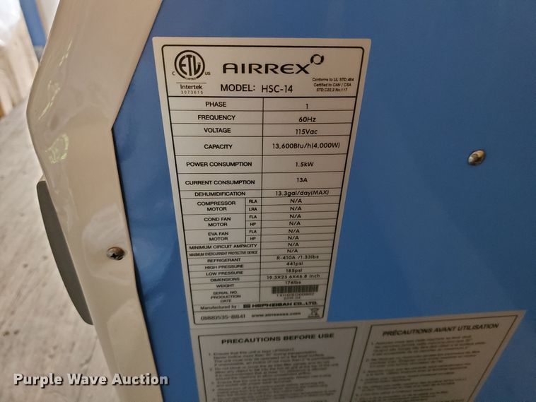 image for item GX9901 (2) Airrex HSC-14 AC units