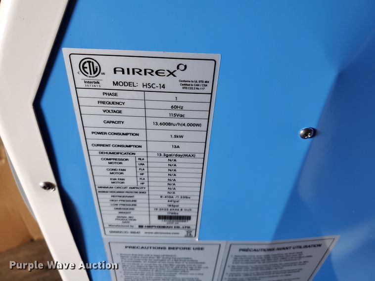 image for item GX9902 (2) Airrex HSC-14 AC units