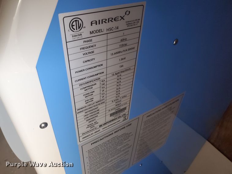 image for item GX9904 (2) Airrex HSC-14 AC units