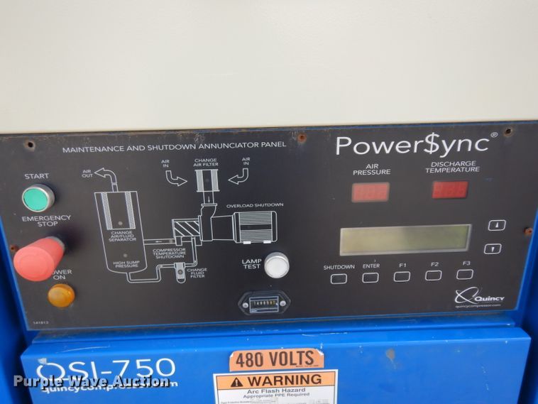 image for item GY9024 2008 Quincy QSI-750 air compressor