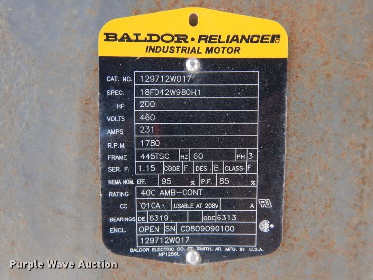 image for item GY9024 2008 Quincy QSI-750 air compressor