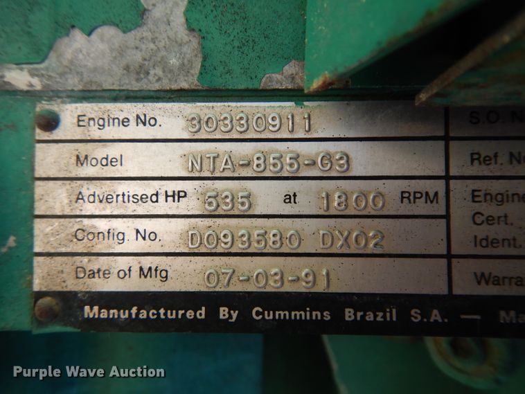 image for item GY9051 Onan 350DFCC generator