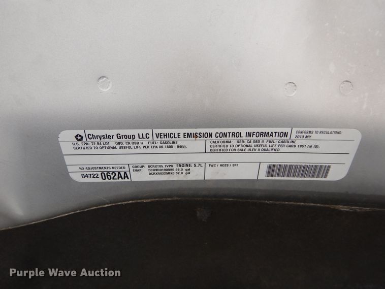 image for item HA9002 2013 Dodge Ram 1500  Crew Cab pickup truck