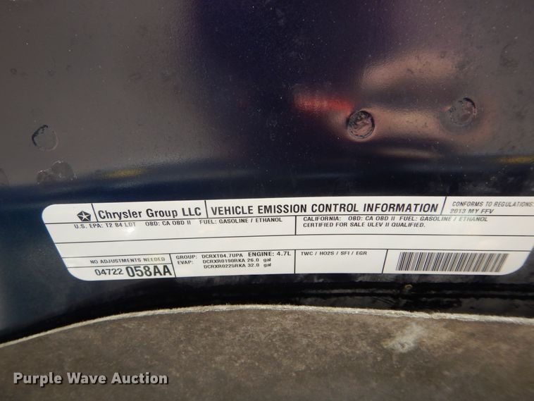 image for item HA9003 2013 Dodge Ram 1500  Crew Cab pickup truck