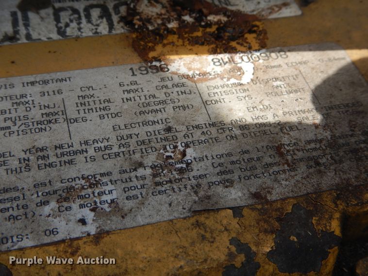 image for item DF3061 1997 GMC C8500 dump truck