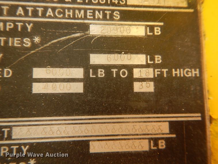 image for item DF3068 Pettibone B66C  telehandler