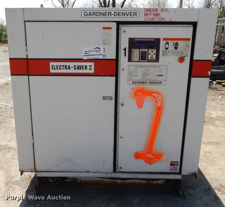 image for item DF6061 Gardner Denver Electra Saver II air compressor