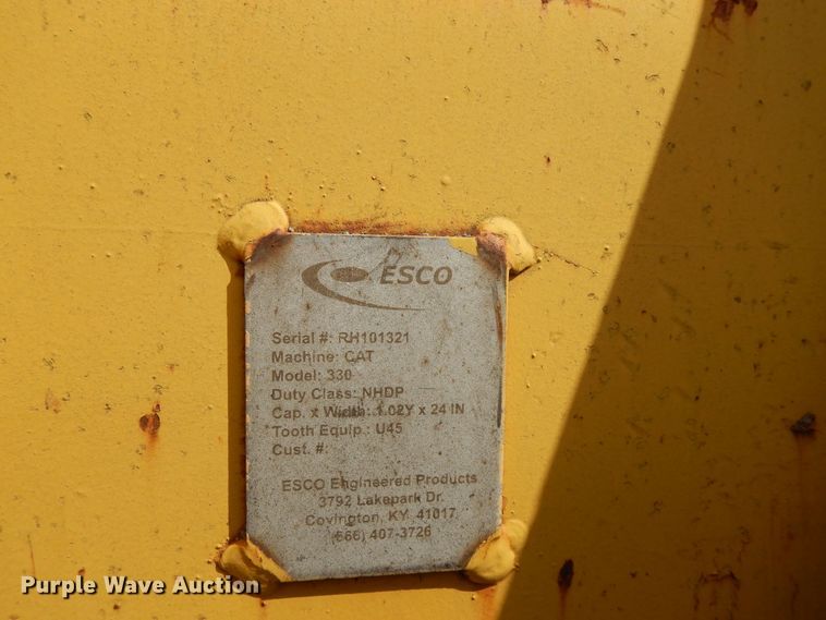 image for item DF6064 Esco 24"W excavator bucket
