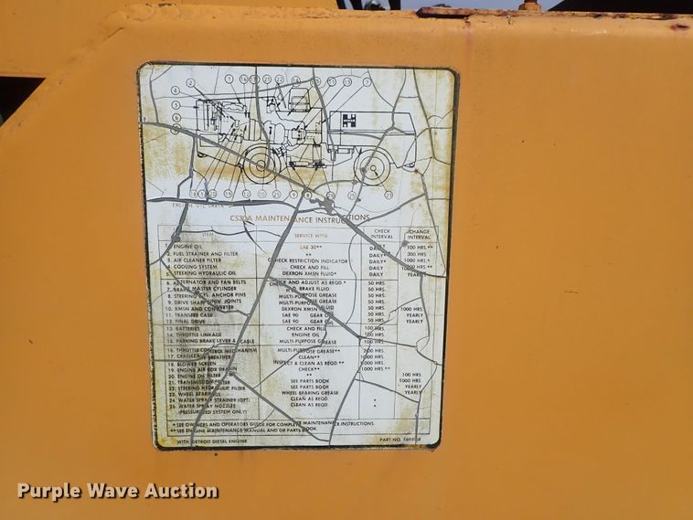 image for item DG3078 Hyster C530A pneumatic roller