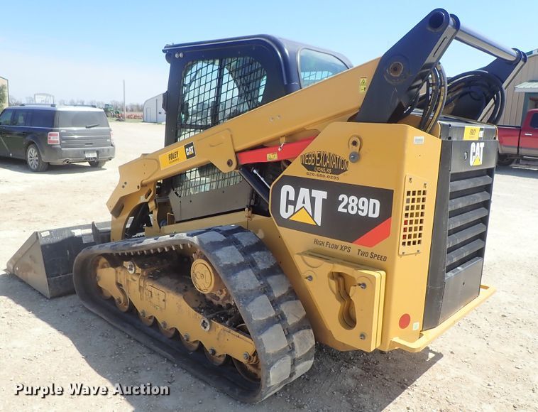 image for item DG3079 2017 Caterpillar 289D  tracked skid steer loader