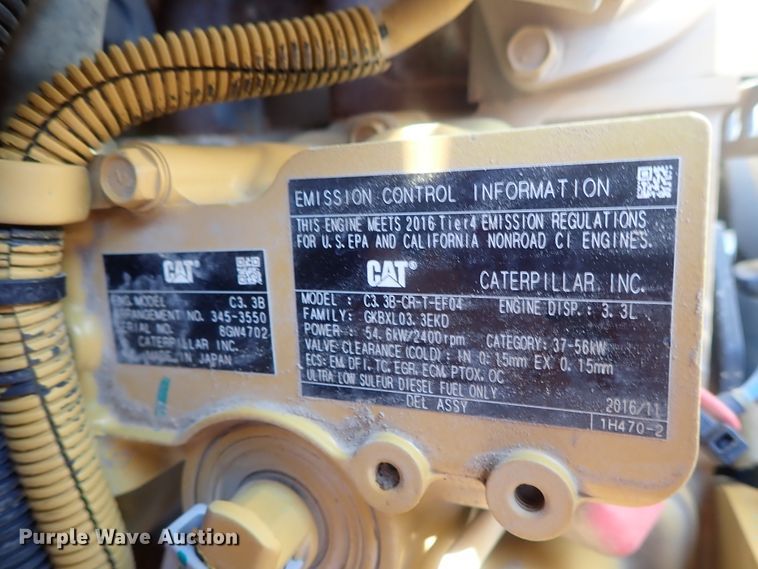 image for item DG3079 2017 Caterpillar 289D  tracked skid steer loader