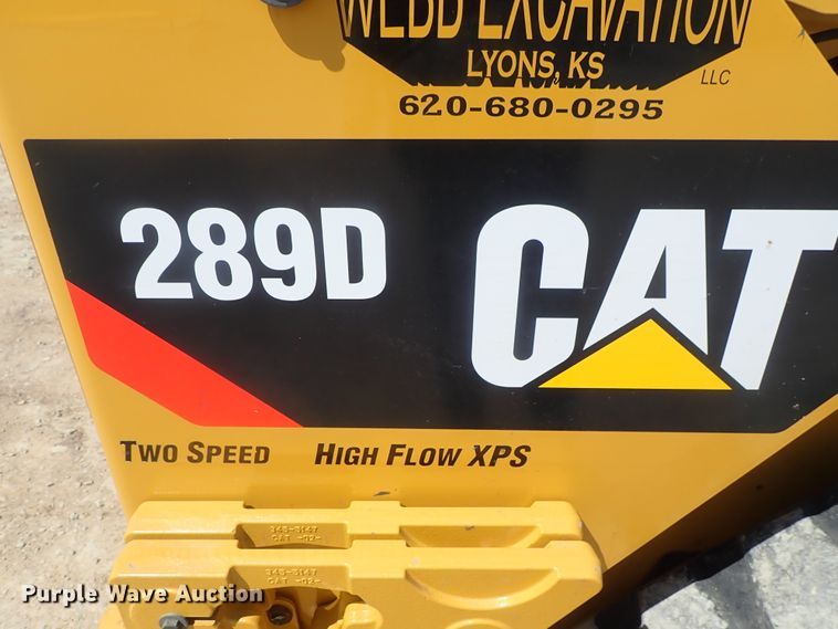 image for item DG3079 2017 Caterpillar 289D  tracked skid steer loader