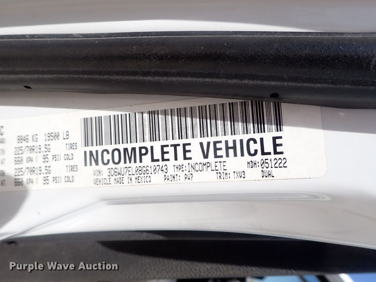 image for item DG3080 2011 Dodge Ram 5500  service truck