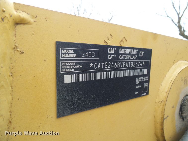 image for item DG5636 2005 Caterpillar  246B skid steer loader