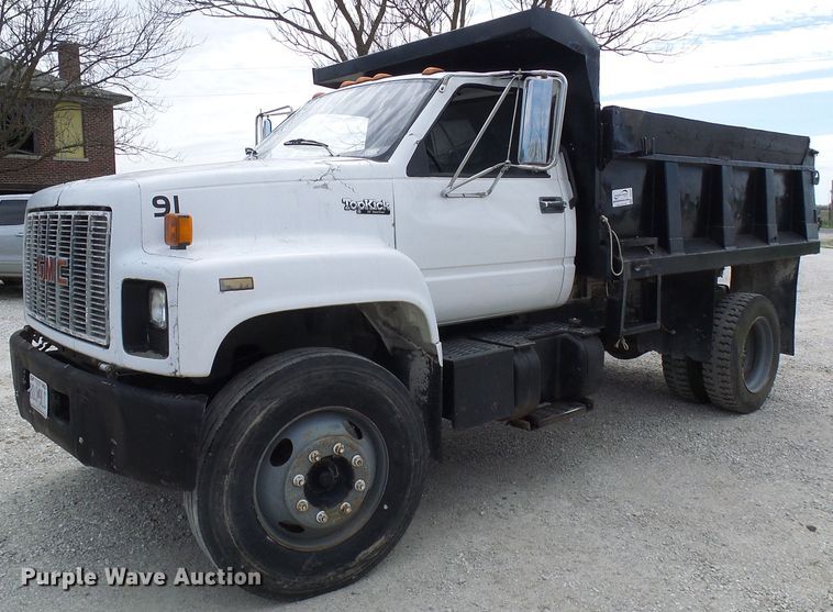 image for item DG5637 1991 GMC TopKick C6500 dump truck