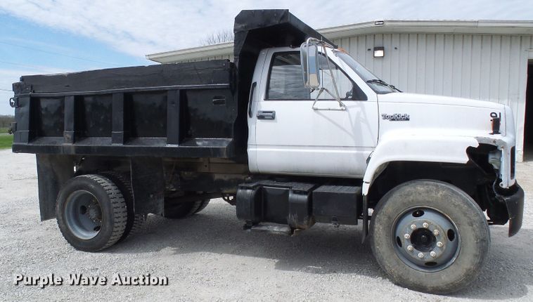 image for item DG5637 1991 GMC TopKick C6500 dump truck