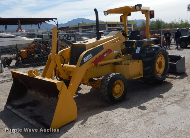 image for item DH2384 2000 John Deere 210LE  landscape tractor